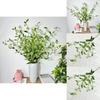 Wintergreen Fake Pearl Decor With Artificial Leaves For Wedding Celebrations And Home Decor