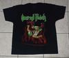 Maglietta Nera Unisex in Cotone Pesante per Amante della Musica della Band Sacred Reich Vtg PK466