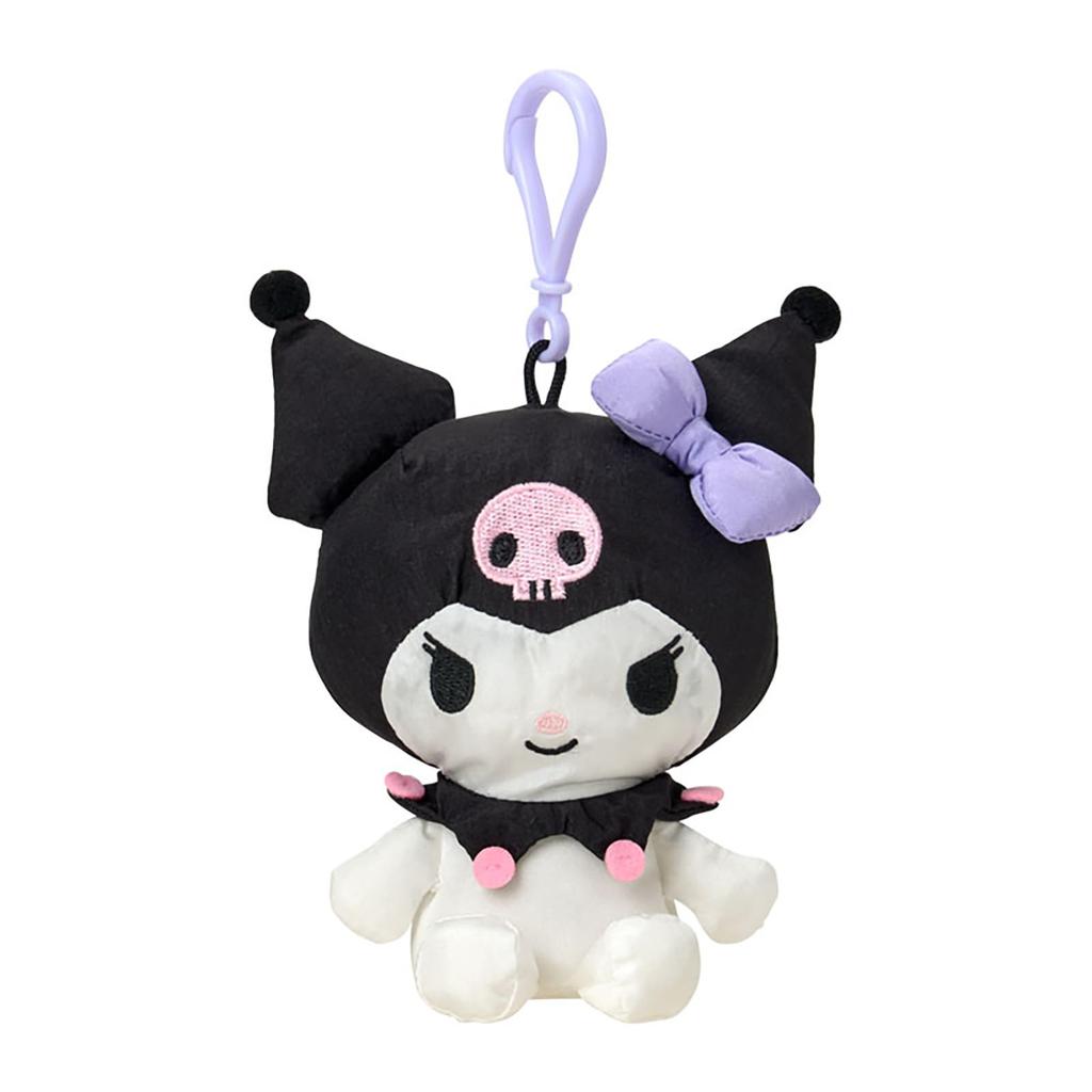 Sanrio Mascot Holder and ABS Ages 6 and 320544 (Fuwashika Kids) Kuromi, Nylon, Polyester, Resin, Up, Strap,