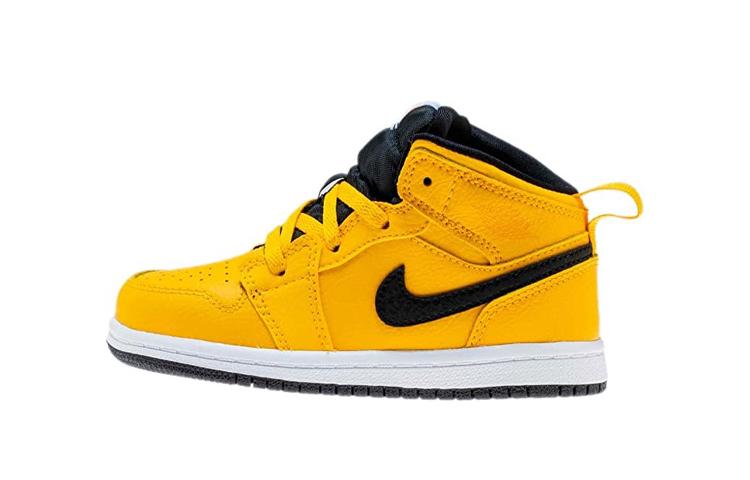 Jordan 1 Mid University Gold Black (TD) 19.5