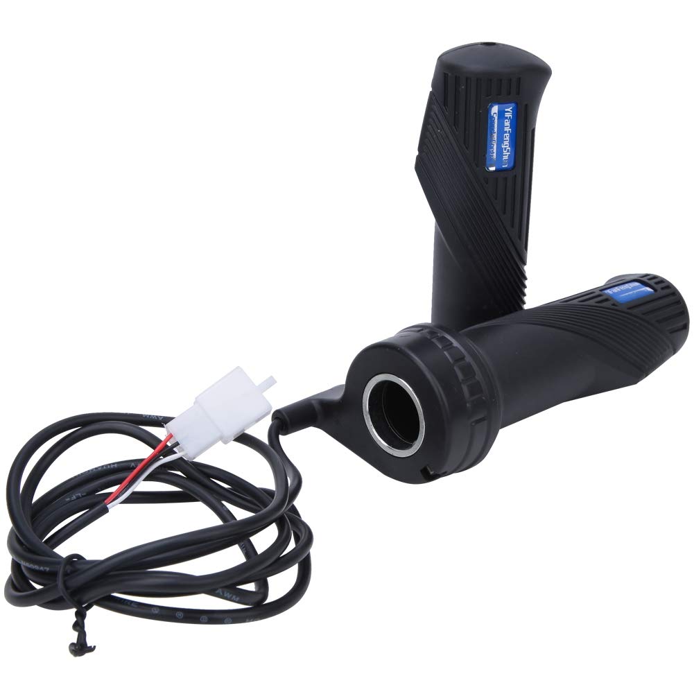 E-Bike Throttle Grip Electric Bicycle Throttle E-Bike Controller Set Scooter Tricycle Stable Speed Control 1 Pair Replacement