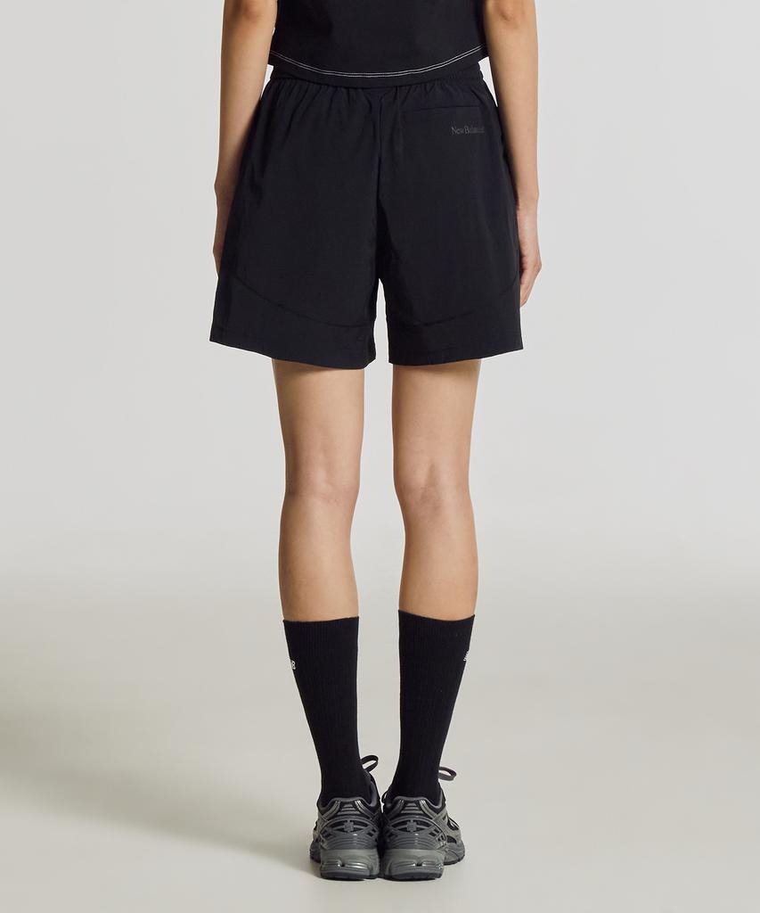 Nyuballanseu Nbnvg3W612 / Women Frozen Woven Stretch Essential Half Shorts (Black)