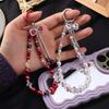Pearl Rhinestone Phone Lanyard High Luxury Rhinestone Phone Rope  Women/Lady/Girl