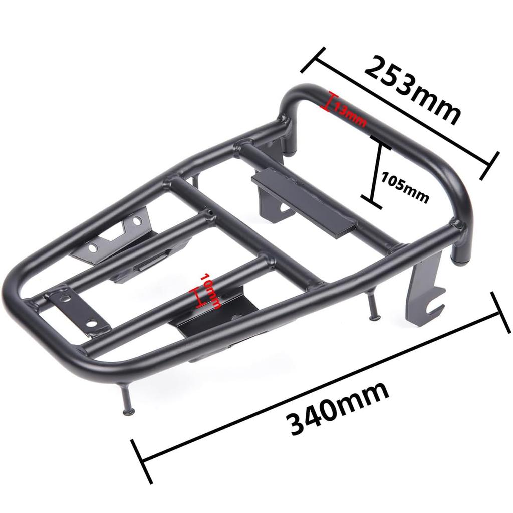 Nextstage Rear Carrier for CT125 Hunter Cub JA55 JA65 Luggage Rear Box Custom Part - Steel, Rack, Compatible,