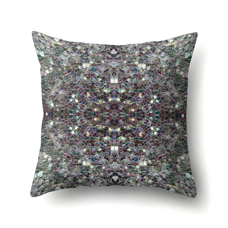 American Retro Ethnic Bohemian Polyester Pillow Case Car Decoration Home Printed Waist Rest Pillow Case