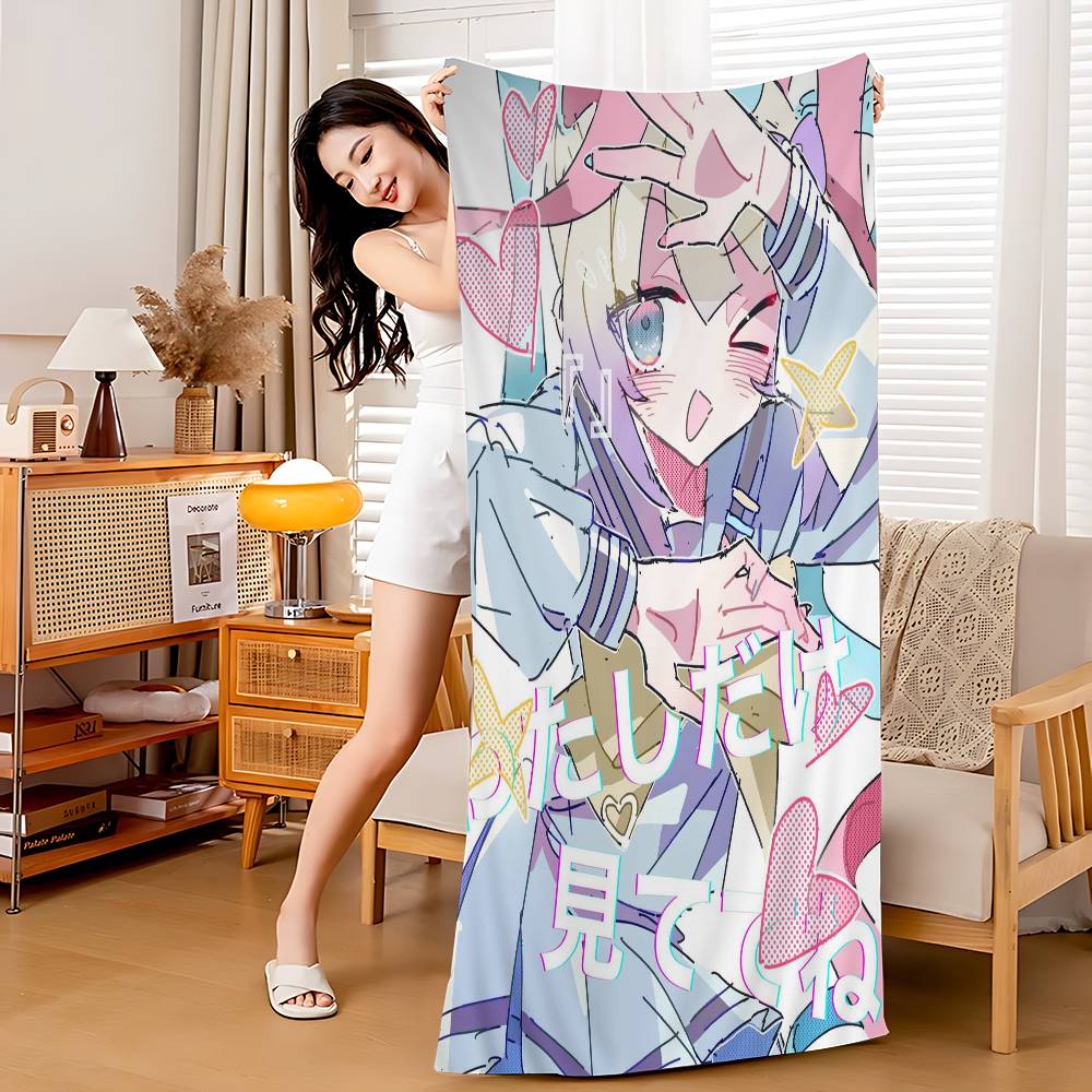 

Hot Classic N-Needy Girl Overdose Game Microfiber Printed Beach Towel Mountain Climbing Beach Swimming Absorbent Soft Towel W30*H60(CM)