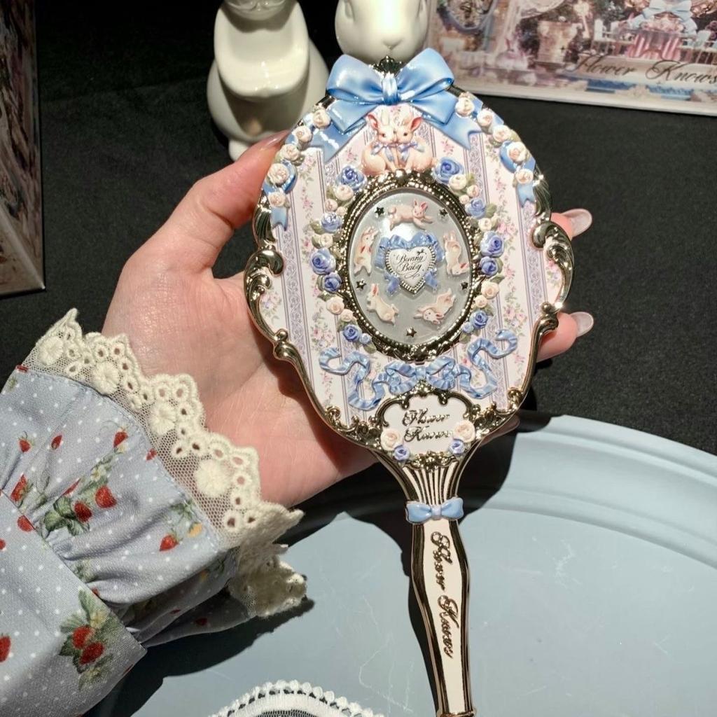 Flower Knowing Strawberry Cupid Hand Mirror Flowerknows Makeup Mirrors Vintage Mirror
