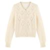 Autumn Water Lady Gentle V-Neck Knitted Cardigan