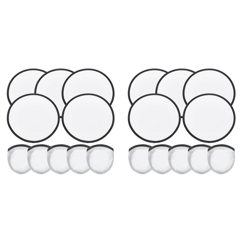 HHO-10 шт. Складные веера-летающие диски 9,8 дюйма Сублимационные веера Полиэстер Черный край Набор складных вееров с сумкой Для вечеринки Черный чёрный