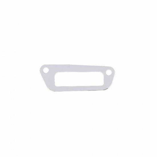 Silver Aluminum Tailgate Rear Door Handle Cover Trim For Benz C-Class 2015-