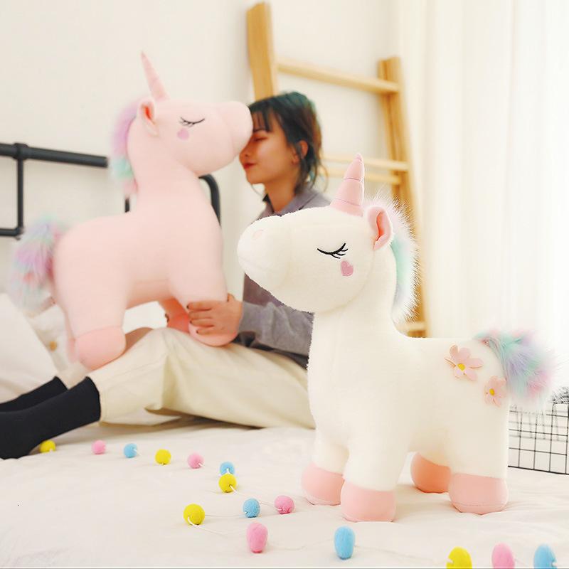 Dream Unicorn Pony Multi-functional Pillow Elastic Fabric Full of Girl Heart Doll Children's Birthday Gift