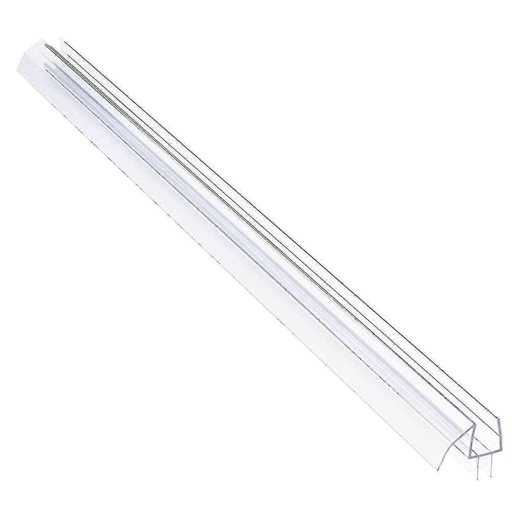 Tira de sellado inferior para puerta de ducha de PVC, cortable, sin marco, impermeable y a prueba de humedad, para uso en el baño.