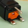 3P Type Power Socket Outlet UK EU IL Adapter US To UK Plug Universal UK Plug Adapter With 13A Fuse Black/White Travel Adapter