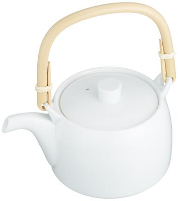 Hakusan Pottery Teapot White X 580ml White Porcelain Hasami Ware Made In Japan (580ml) (approx.) 11.5 8.5cm