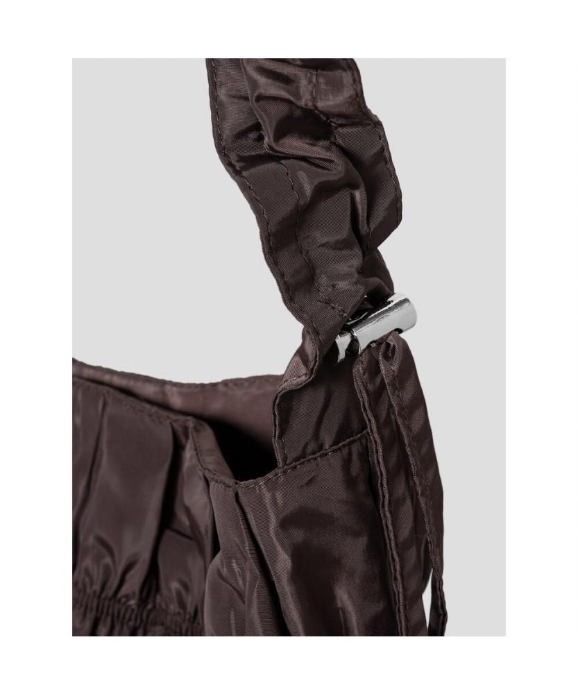 8seconds 3-Tier Shirred Crossbody Bag Medium Brown