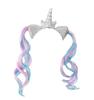Unicorn Headband for Children Girls Headband Band Pink Satin Sash Cute Stylish Accessories Goods Miscellaneous Birthday Party Event Celebration