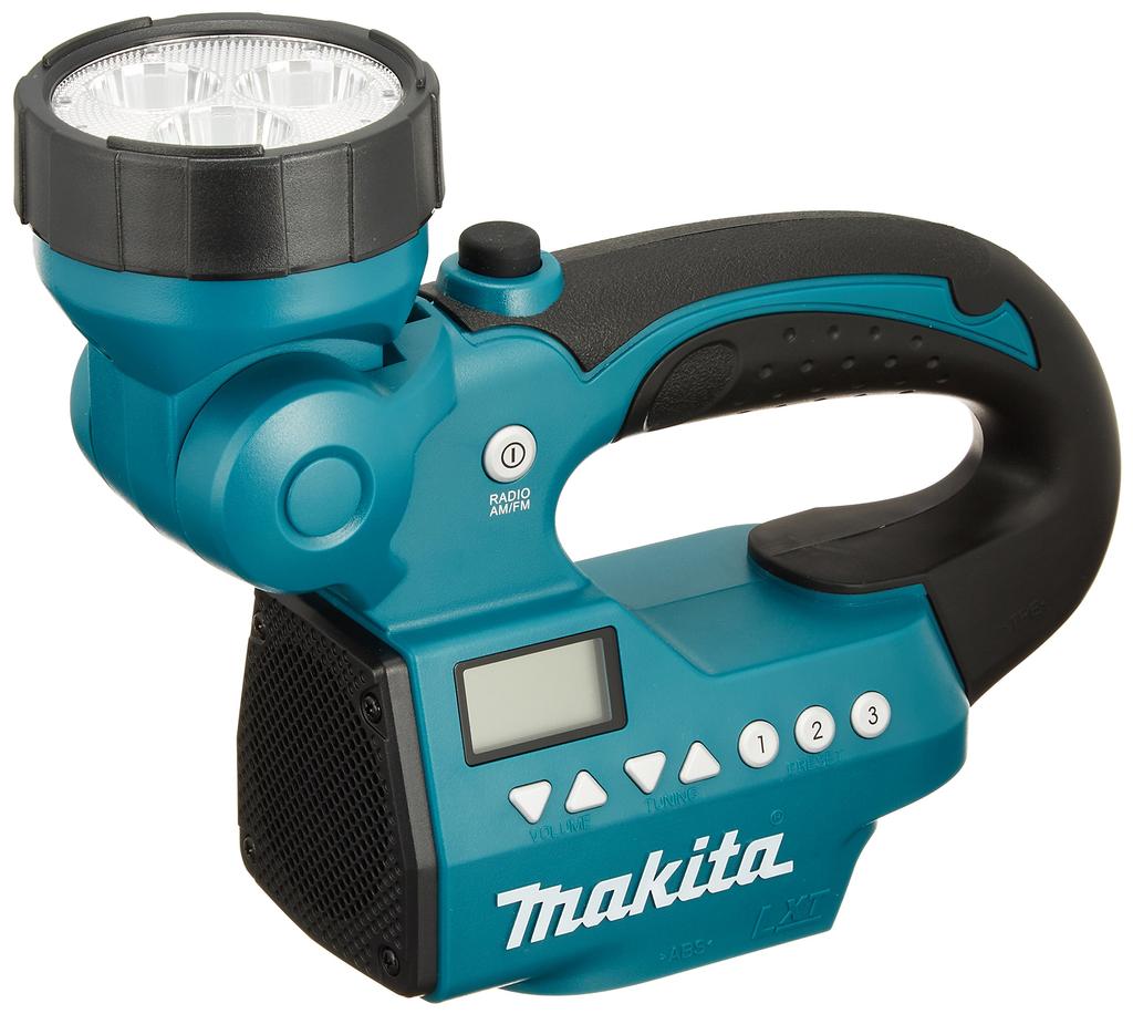 Makita Rechargeable Light with Radio Sold MR050 (Body Only/Charger Separately) 14.4V/18V