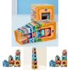 Wooden Stacking Toy Set For Early Education And Logic Development With Traffic Scene For Kids