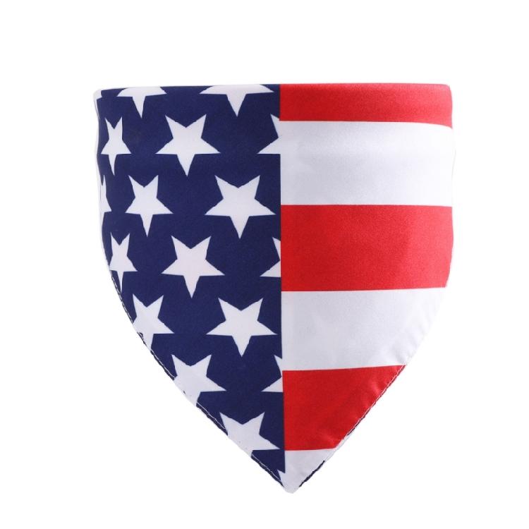 Dog Bandanas Independence Dress Up Festival Scarf Dogs Photography Towel