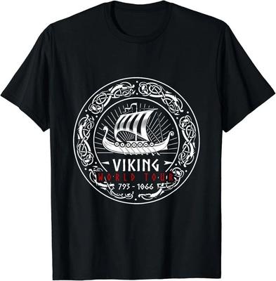 Viking World Tour Gift Black Unisex T-Shirt, Gift For Fans