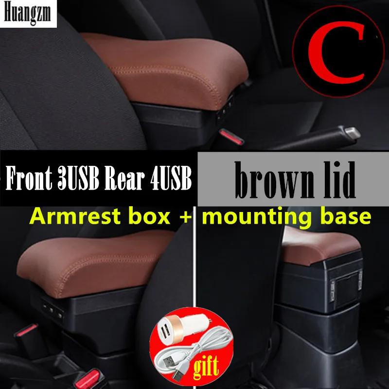 Car Armrest box For Opel Astra Armrest Box For Opel Astra H 2004-2014 Central storage Box with USB Interior Car Accessories