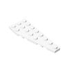 Non-Toxic Moc 10Pcs 50304 Wedge Plate 8X3 Building Blocks Kit Right Board House Bricks Particle Educational Toys Children Birthday Gifts