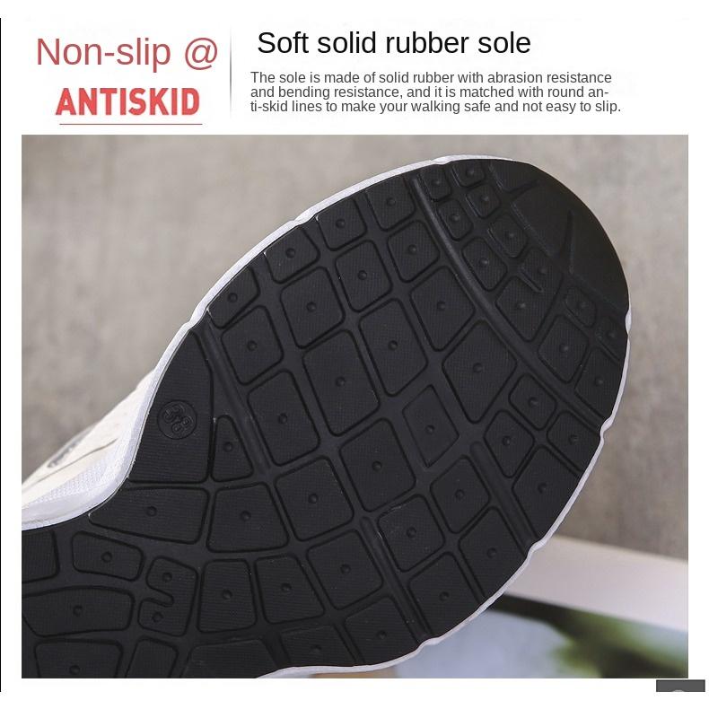 Sports Shoes Women Fashion Fashion Summer Mesh Surface Breathable Women Casual Single Shoes Comfortable with Daddy Shoes