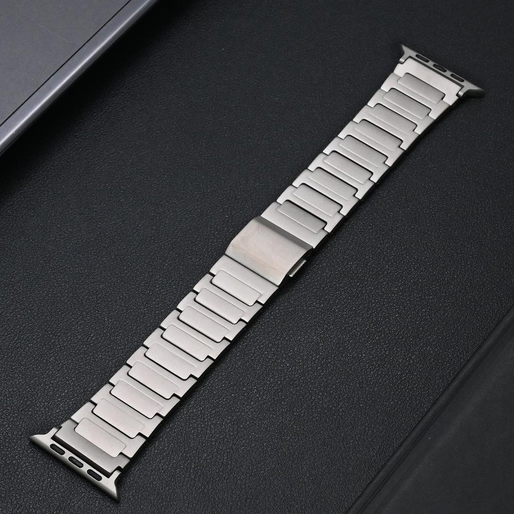 Titanium Strap+metal Case for Apple Watch Ultra 1/2 49mm Series 10 46mm Men Magnetic Bracelet for Iwatch 9 8 7 6 5 SE 45mm 44mm