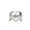 Acrylic Mini Love Bag Sweet and Fashion Transparent Chain Crossbody Bag Small Wallet Bag