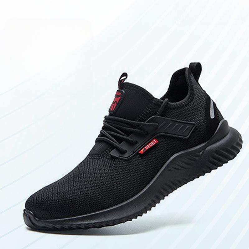Fashion High Quality Mens Sneakers Anti-smash Puncture-Proof Men Work Safety Shoes Outdoor Indestructible Non-slip Running Shoes Plus 46