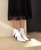 Heedimensional Solmobish Ankle Boots White & Black