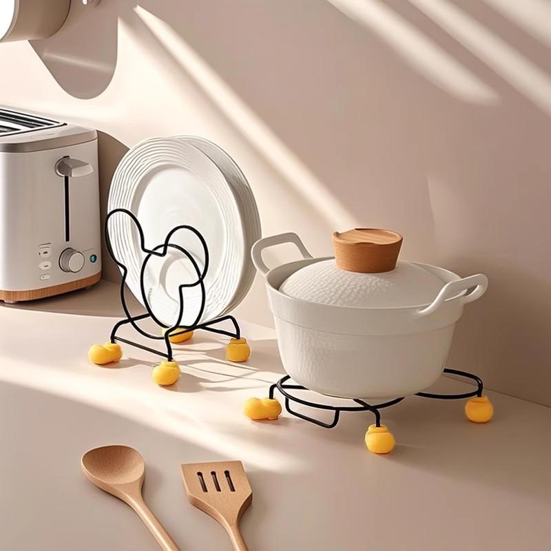 Mickey Kitchen Utensil Holder With Iron Mesh Material For Home Cooking And Giftgiving