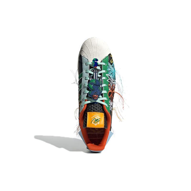 Adidas Sean Wotherspoon X Adidas Superstar 'Super Earth Black' Sneakers GX3823