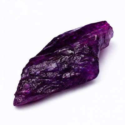 138.65 Ct Natural Purple Sapphire Uncut Rough CERTIFIED Gemstone Free Delivery