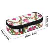 Pen Case Structured Durable 300D Polyester Easy Open Zipper with Main Compartment Mesh Pocket and Pen Slots for Classroom Use