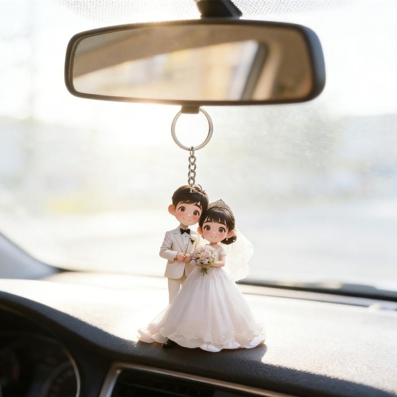 Delightful Acrylic 2D Flat Cartoon Pattern Keychain Pendant Ideal For Car Decoration Or Personal Items Backpack Ornament