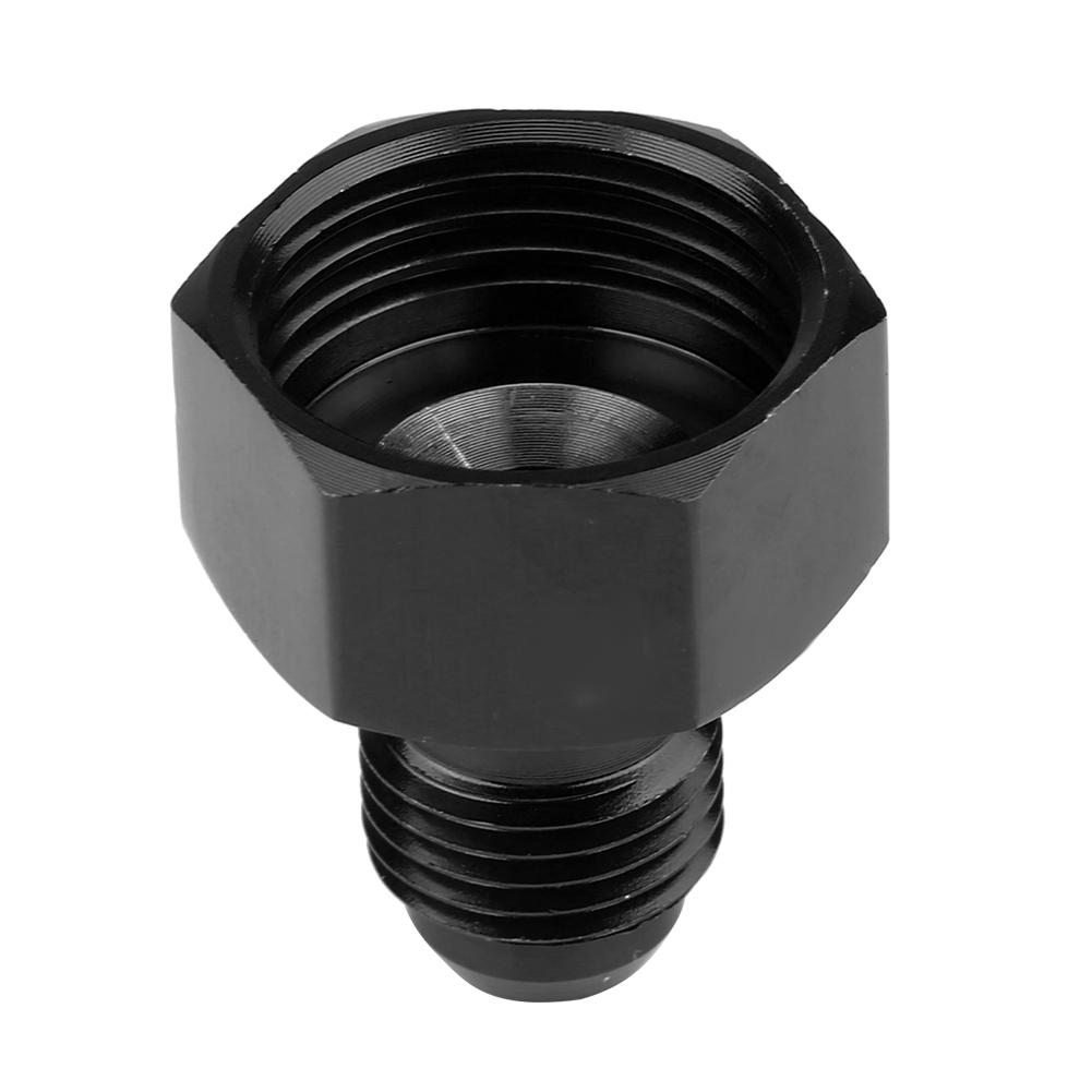 Aluminum Alloy Female AN10 To AN6 Male Flare Reducer Fuel Line Oil Hose Fitting Adapter Black