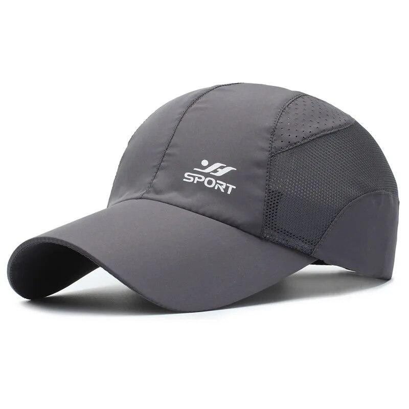 Spring Summer  Sports Hats Men's Sun Hats Outdoor Quick Drying Fabric Baseball Net Caps Sunscreen Breathable Caps