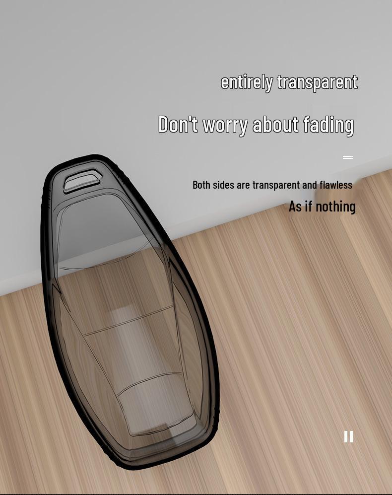 Schlüsseletui für Hongqi HS5/HS7 - Transparente Hülle und Tasche für Männer und Frauen (2022)