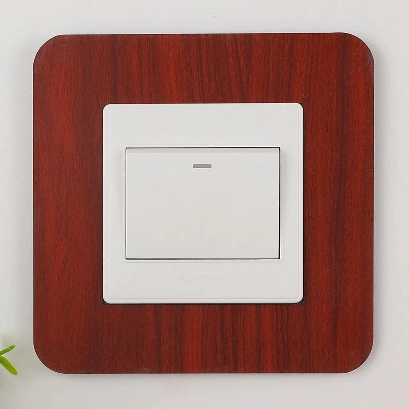 

1pc Switch Protective Cover Outlet Wall Sticker Simple Anti-Dirty Buckle Typefor Home Living Room Decor 1pc