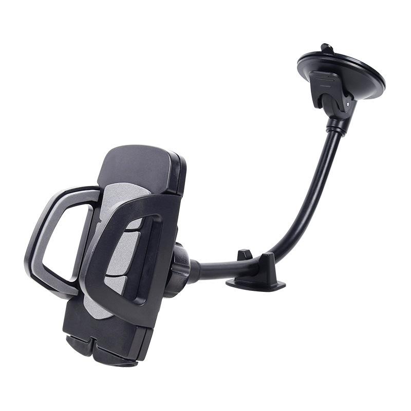 Suport auto universal pentru telefon cu braț flexibil pentru bord și parbriz