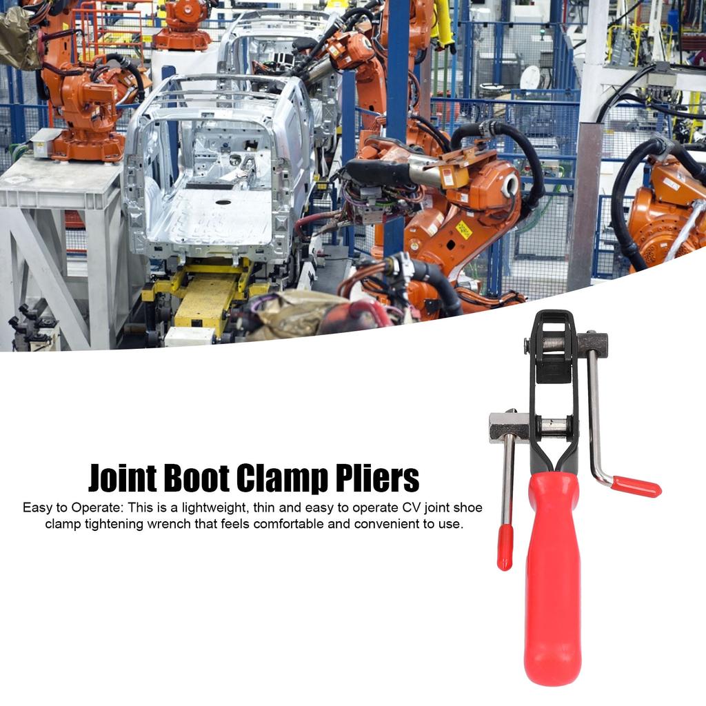 Comfort Joint Boot Pliers, CV Joint Boot Clamp Wrench, Tightening Tool for   CVJ, Alloy Steel Pliers
