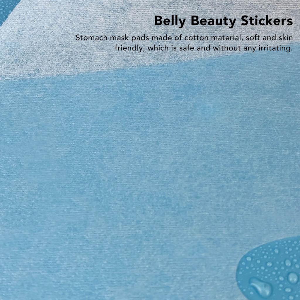 50pcs Disposable Belly Beauty Stickers Soft Cotton Hydropathic Compress Stomach Pads