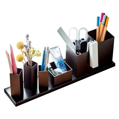 Stylish Desk Organizer with Pen Holder and Accessory Holder, Magnetic Closure for Flexible Placement On Desk or Desktop.