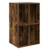Record Cabinet Smoked Oak 44.5 X 36.5 X 74.5 Cm