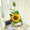 30cm Umělá slunečnice s květináčem Simulovaná květina Umělé rostliny Svatba Kytice