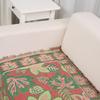 Four Seasons Universal Single Cotton Sofa Towel Three-layer Woven Maple Leaf Double-sided Thread Blanket Knitted Travel Blanket