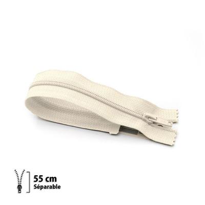 Z52 Zipper - Prestil 150 Separable 6mm - 55 Cm - 7152410055 OFF WHITE