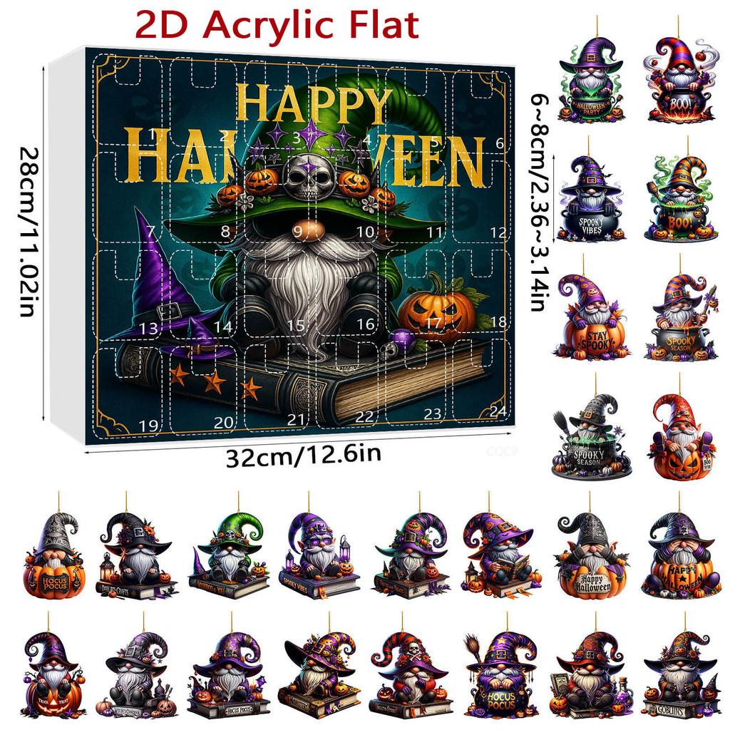 Halloween Cartoon Ghost Acrylic Wall Hangings For Party Decor And Gifting