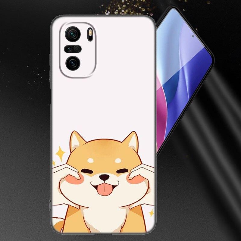 Cute Corgi Dog Phone Case For Xiaomi Mi POCO X3 NFC GT M4 M3 12 11T 10T Pro A3 11 Lite NE 5G 12X 11i F3 Soft TPU Black Cover